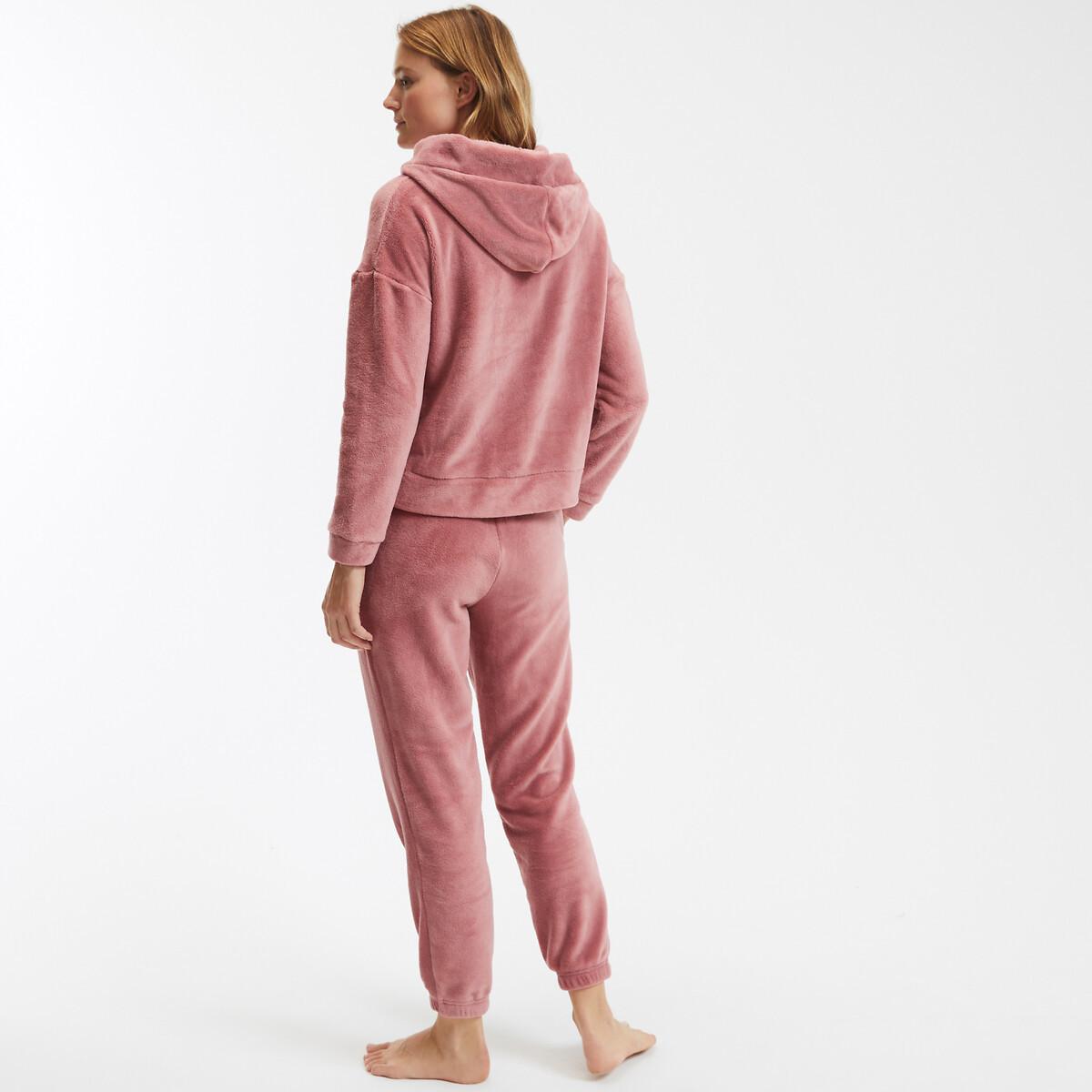 SO'HOME Pyjama mit Kapuze und Knopfleiste