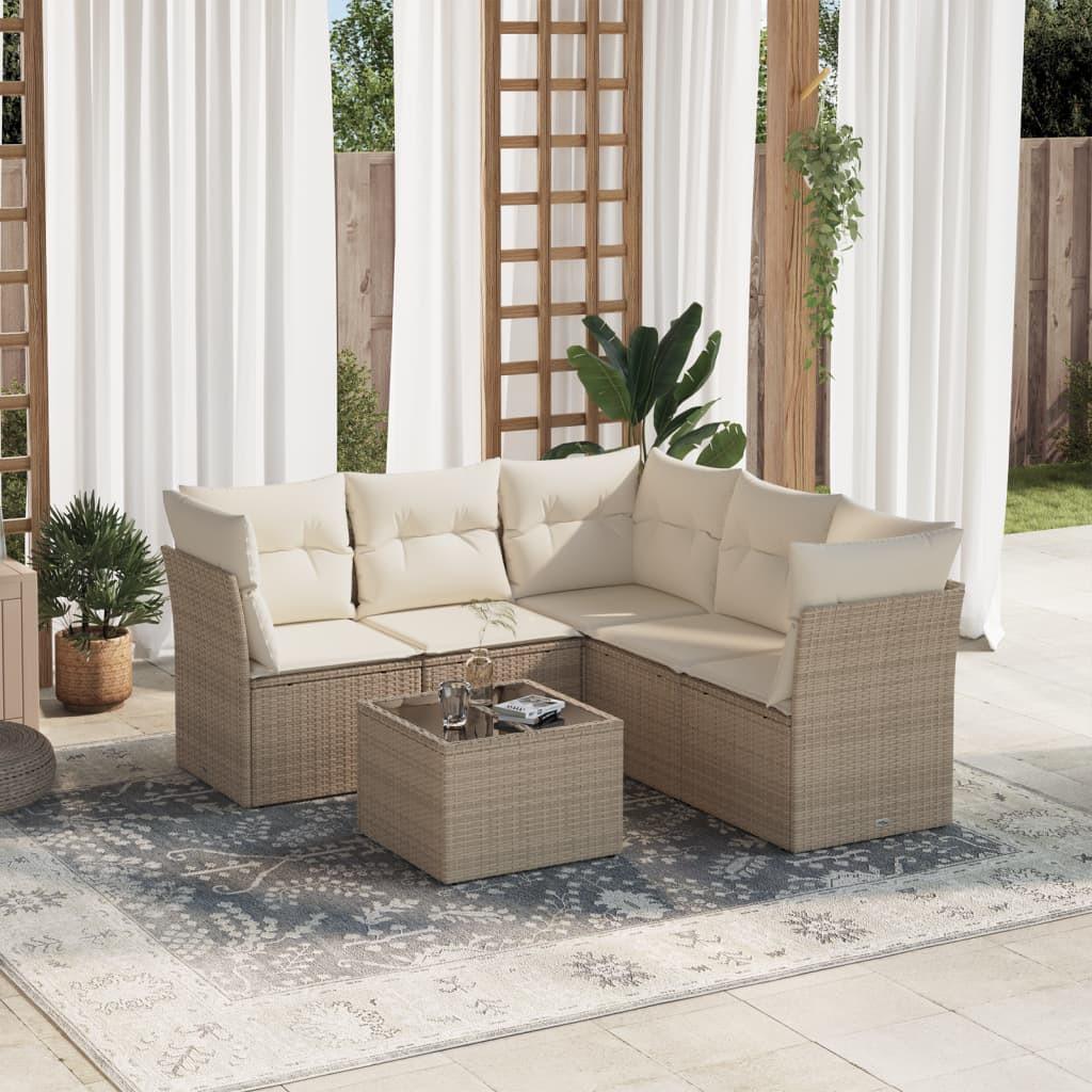 VidaXL Garten sofagarnitur poly-rattan