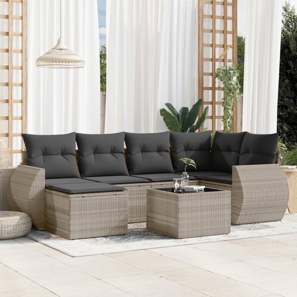 VidaXL Garten sofagarnitur poly-rattan