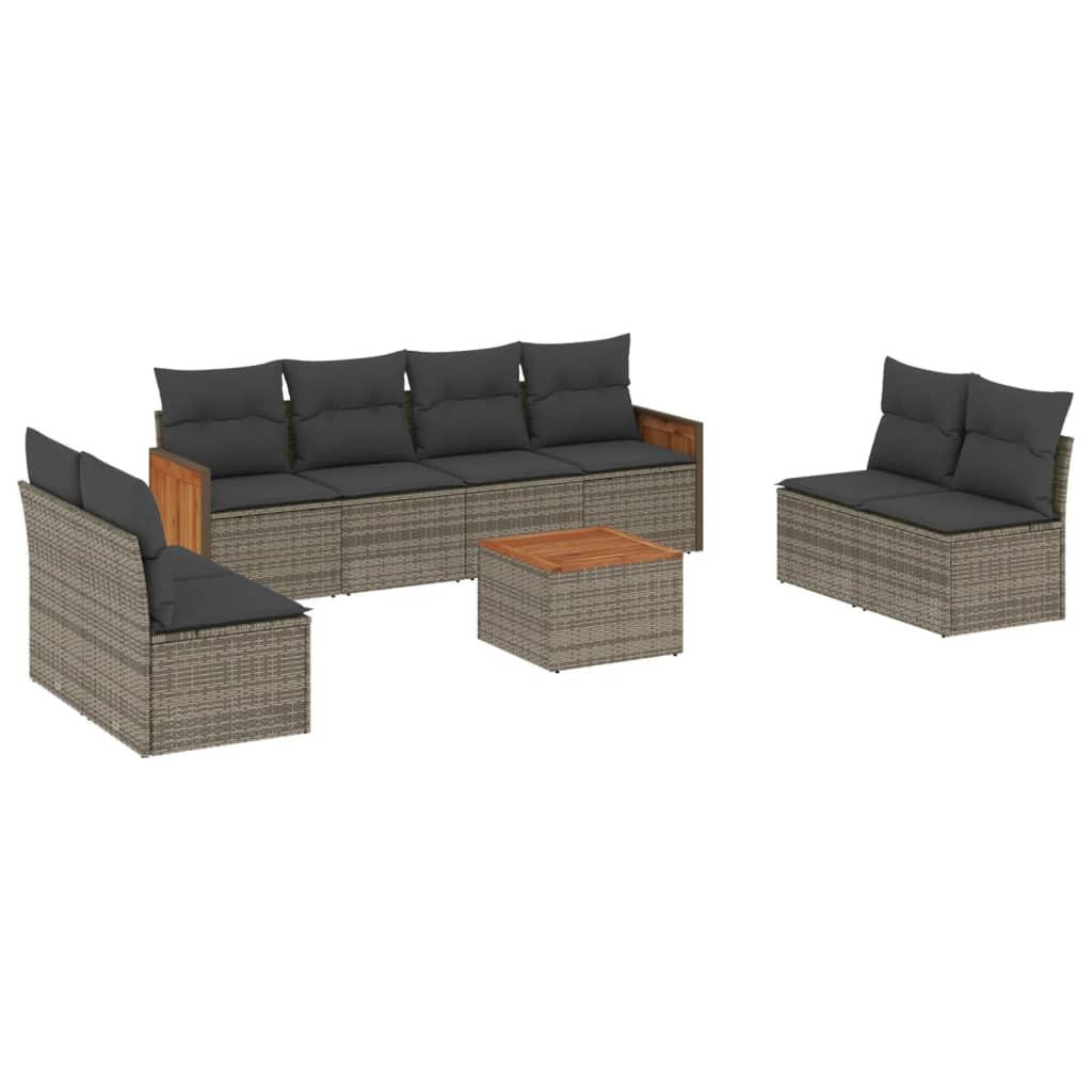 VidaXL Garten sofagarnitur poly-rattan