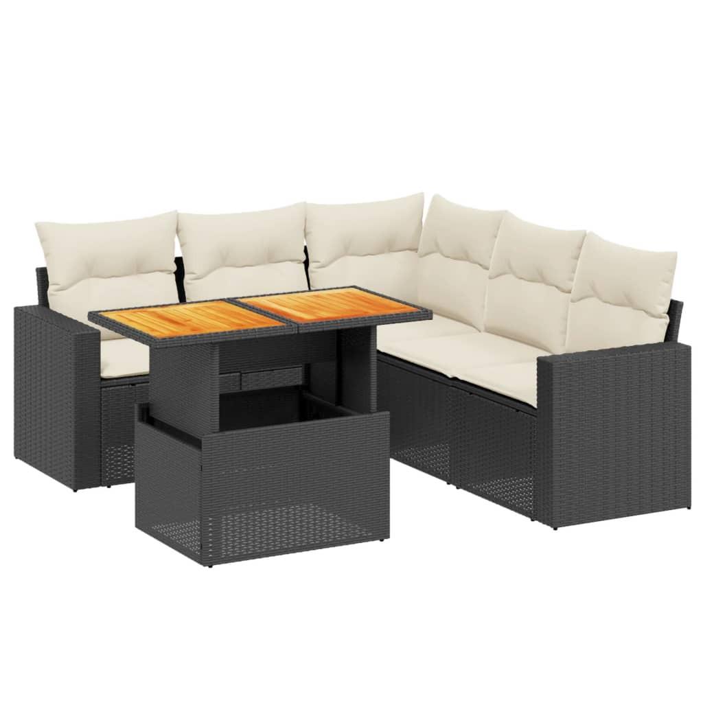 VidaXL Garten sofagarnitur poly-rattan