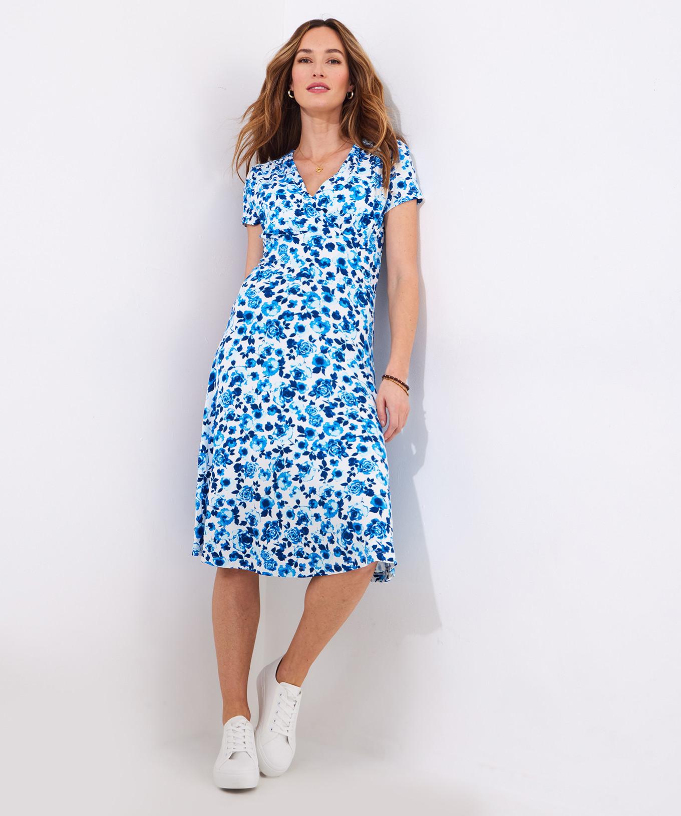 Joe Browns Zartes geblümtes Wickelkleid
