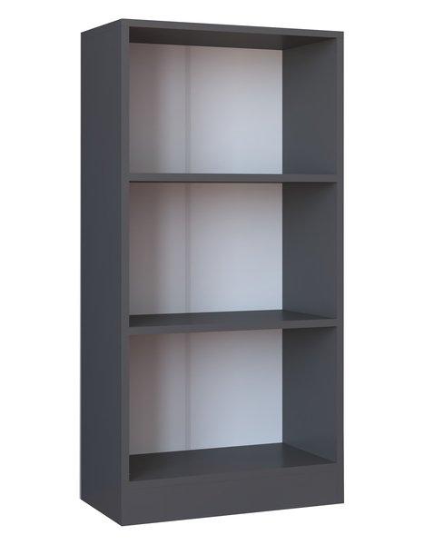 VCM Holz Aufbewahrung Stand Regal Bücherregal Deko Bücher Standregal Dilos M 3-fach