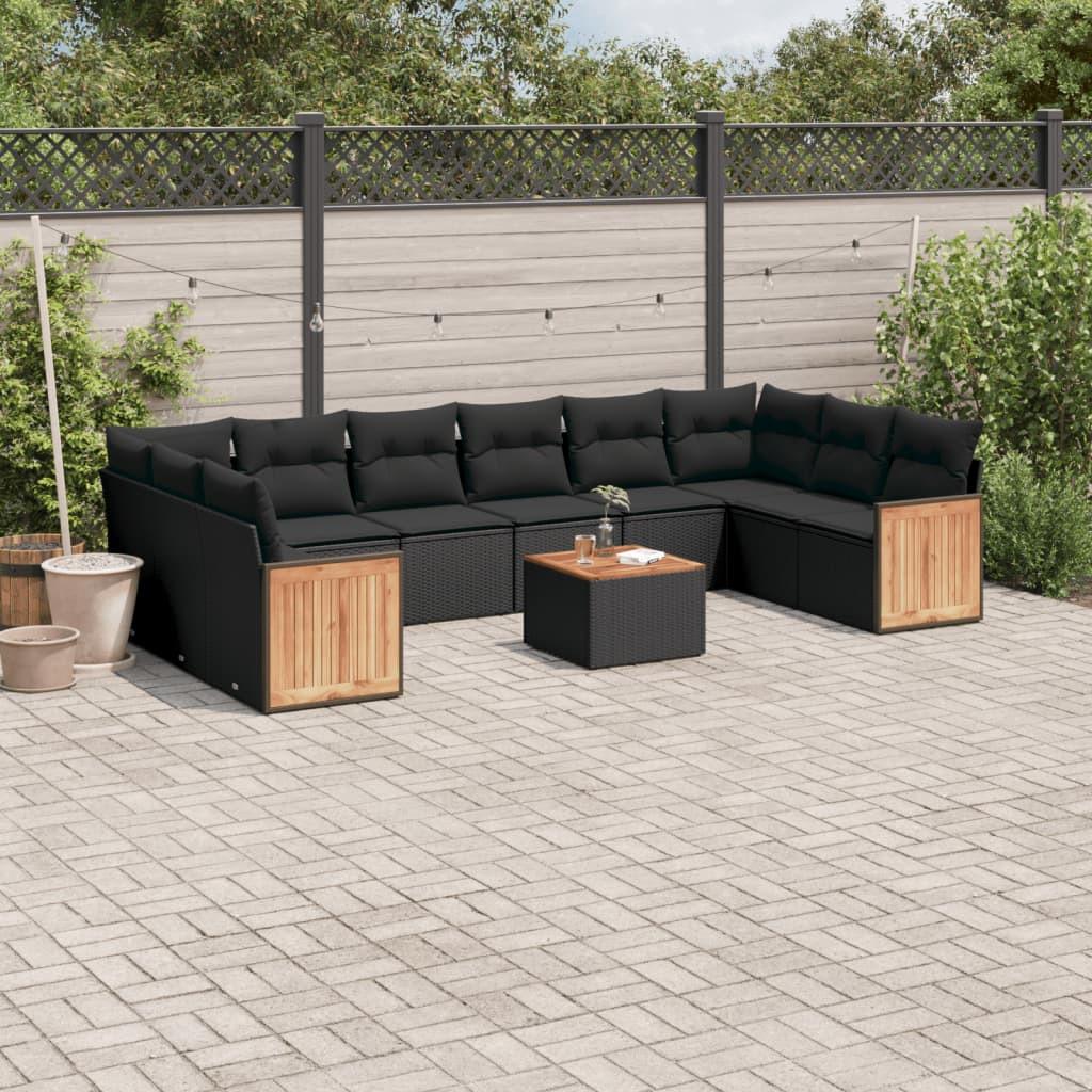 VidaXL Garten sofagarnitur poly-rattan