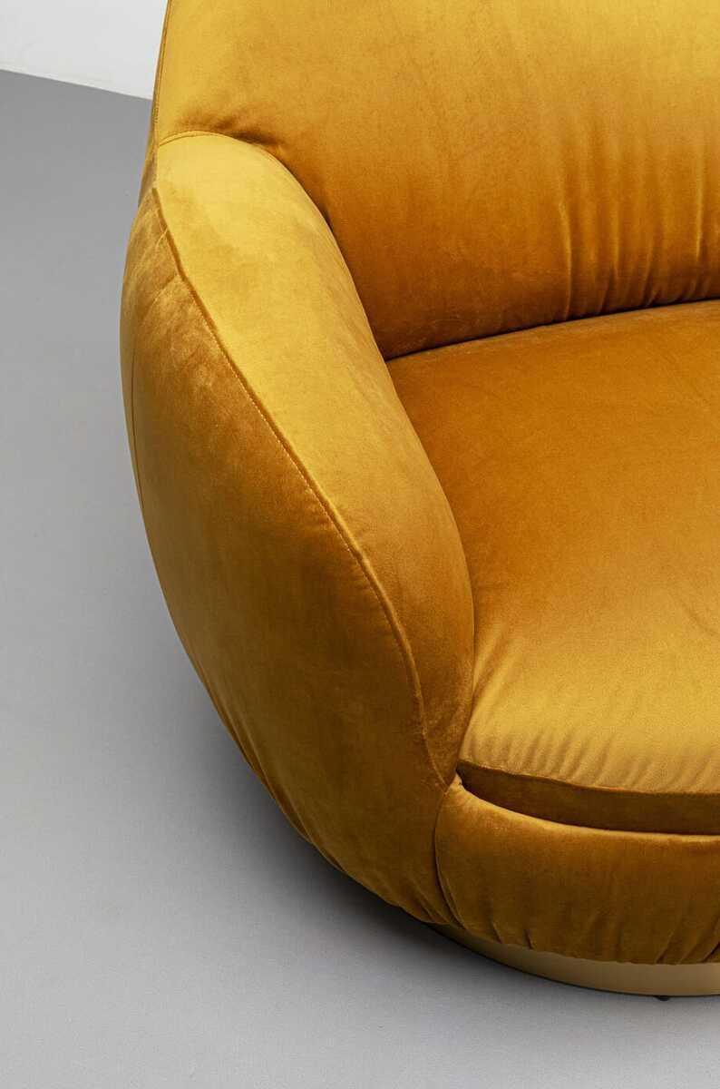 KARE Design Drehsessel Nube gelb