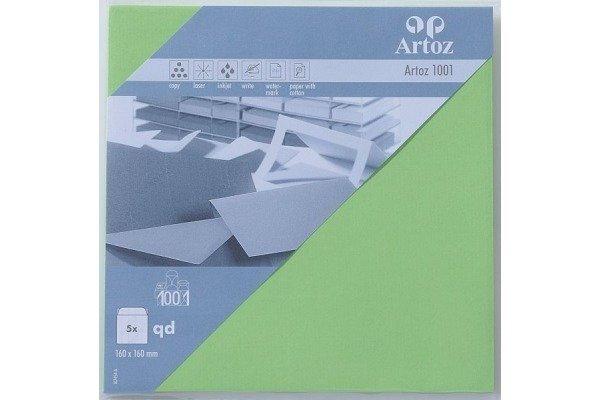 Artoz ARTOZ Couverts 1001 160x160mm 100g, birkengrün 5 Stück
