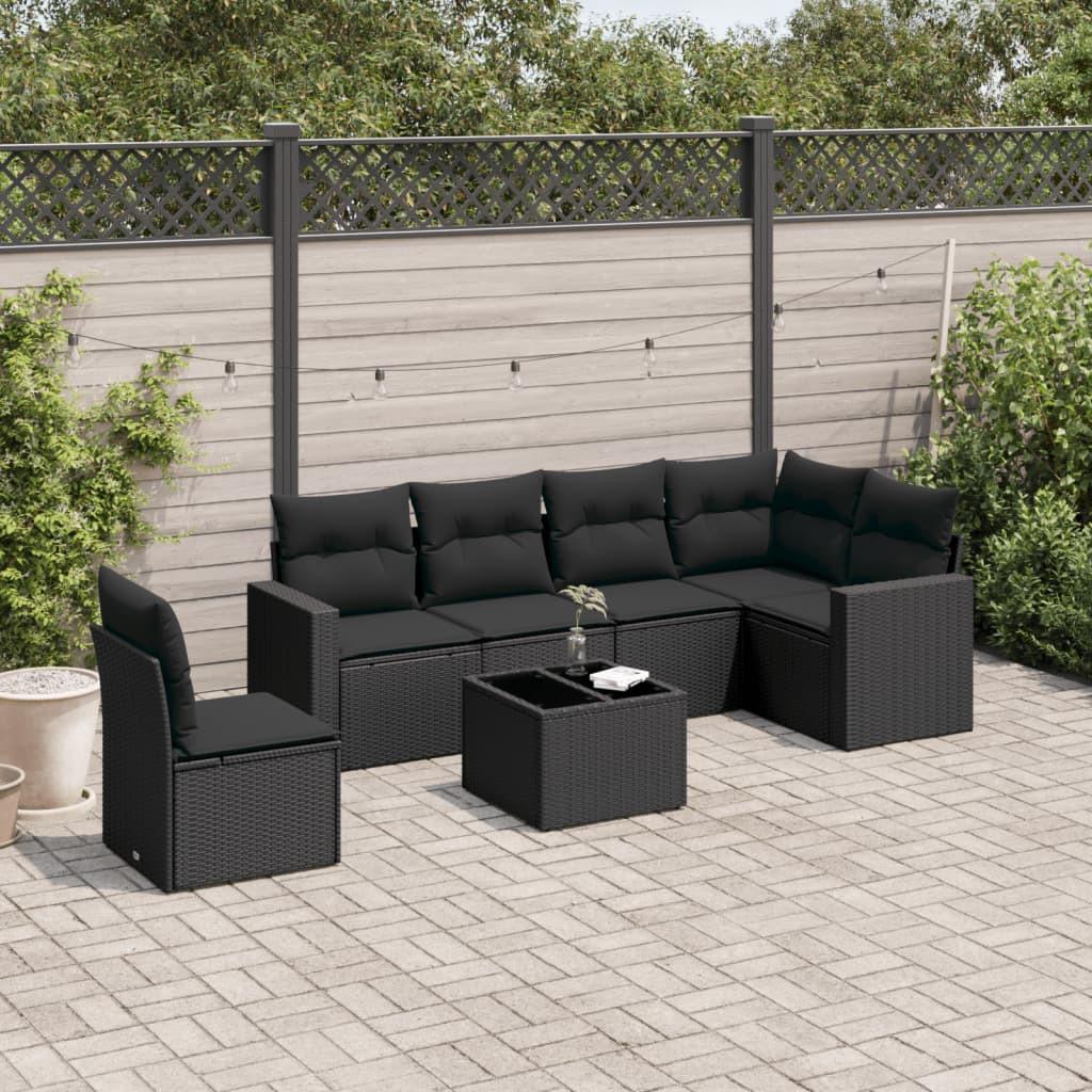 VidaXL Garten sofagarnitur poly-rattan