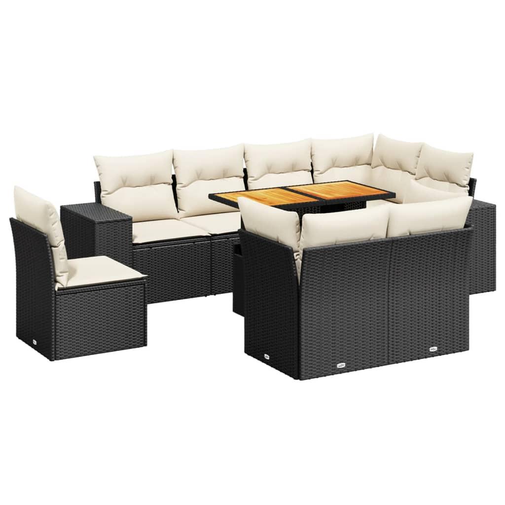 VidaXL Garten sofagarnitur poly-rattan