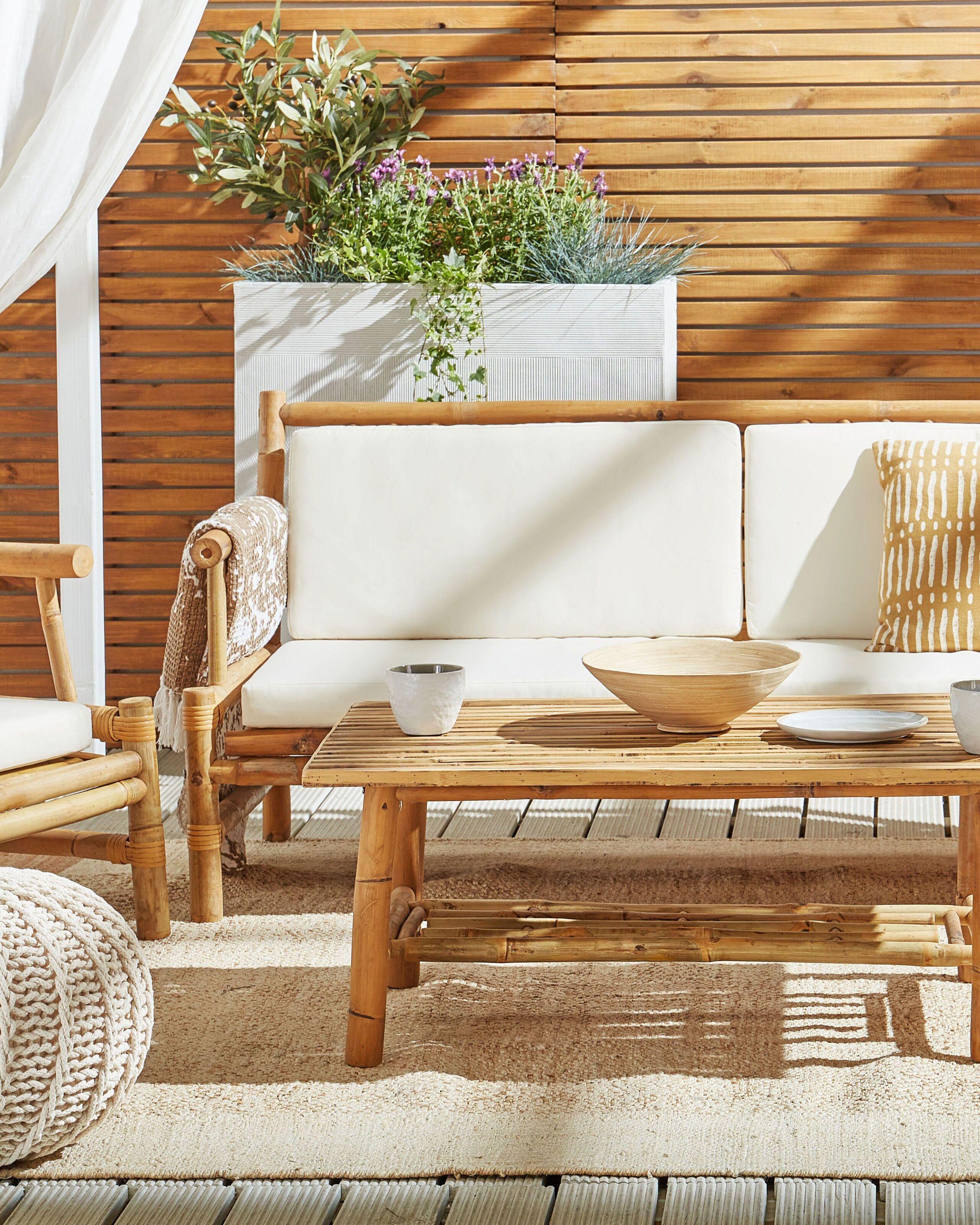Beliani Teppich aus Jute Boho ABANA