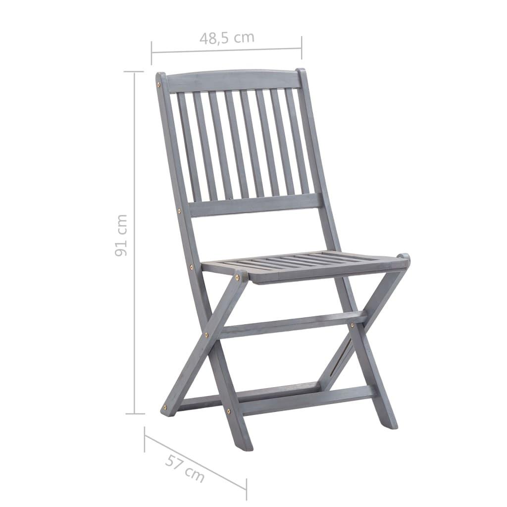 VidaXL Gartenstuhl akazienholz