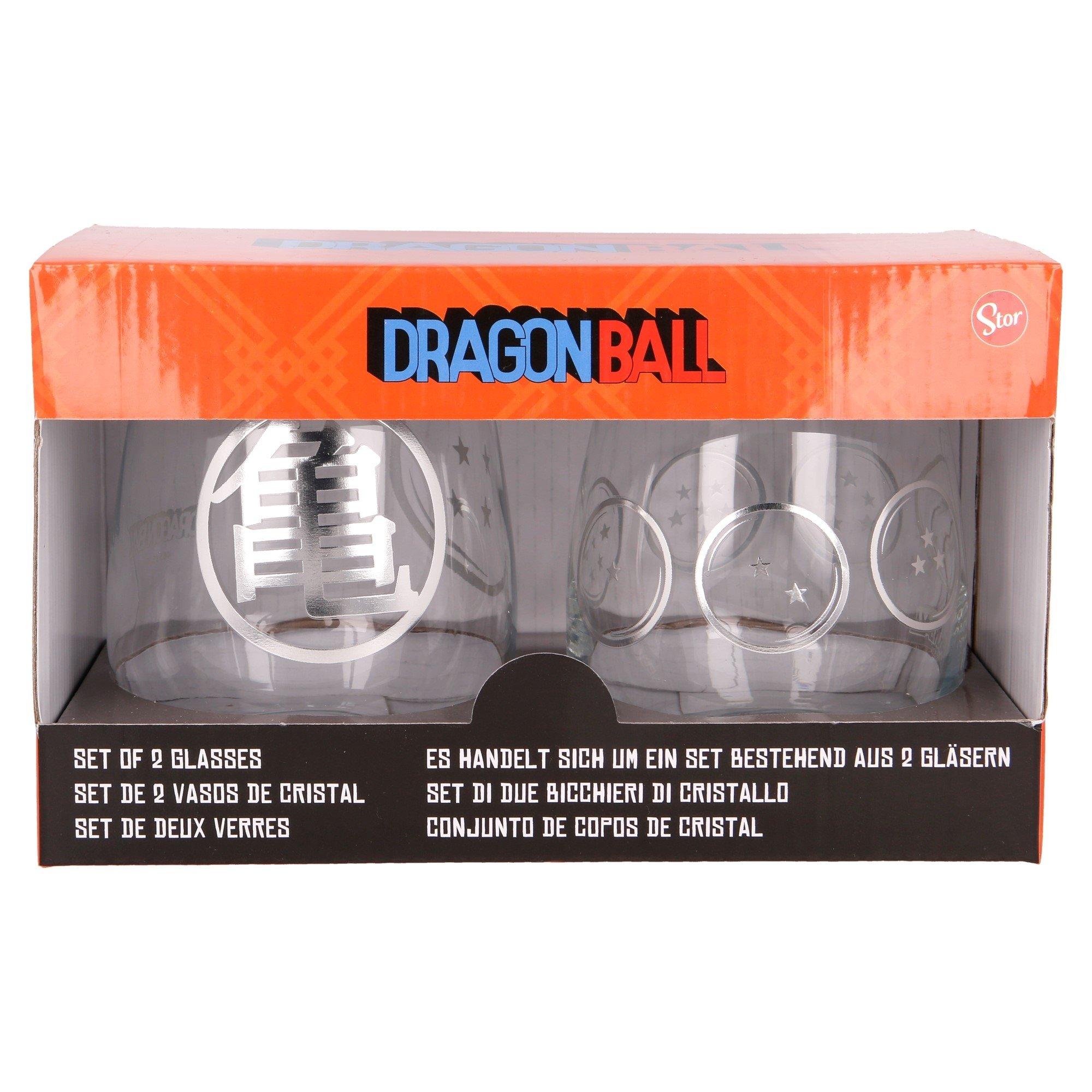 Stor Dragon Ball Gläser 2er Set (510 ml) - Trinkglas