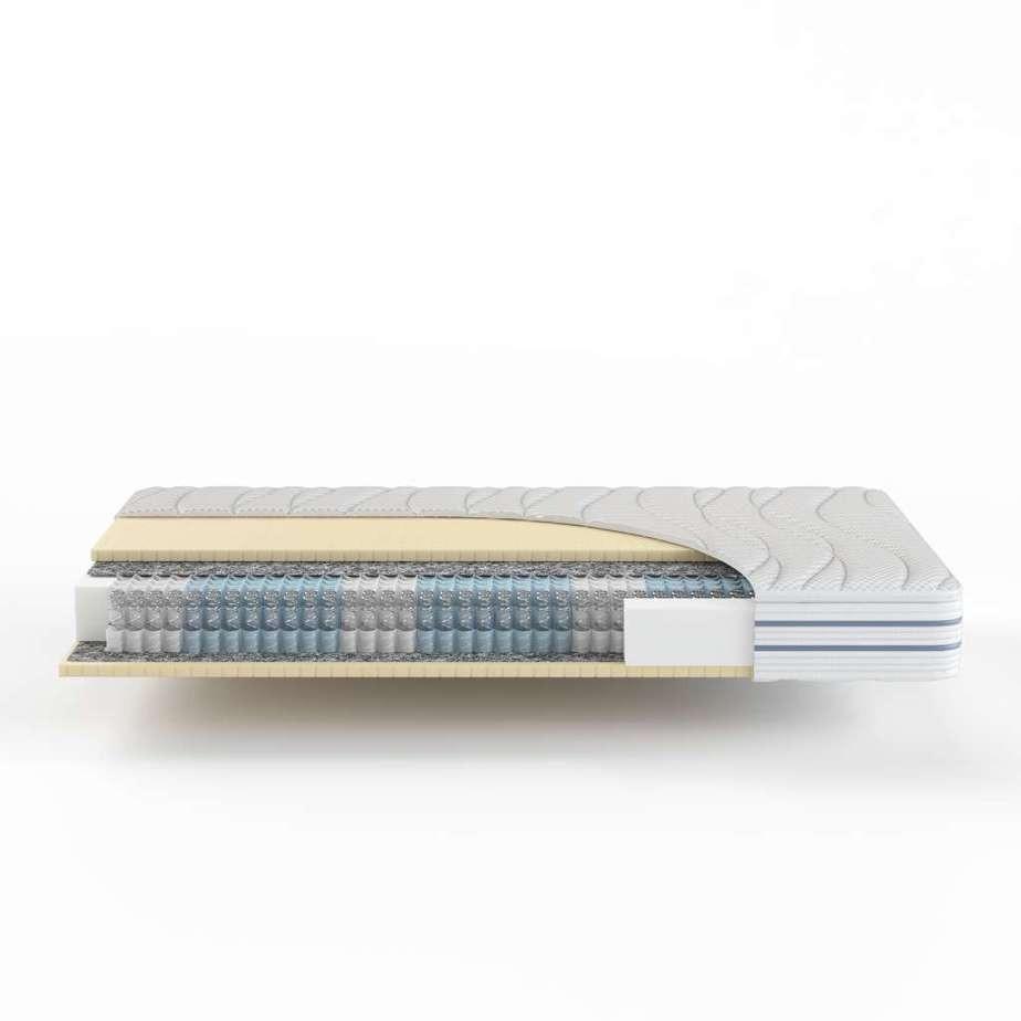 Mara Vital Matratze Naturale T-1000 mit Naturlatexauflage - Hart - Federkernmatratze