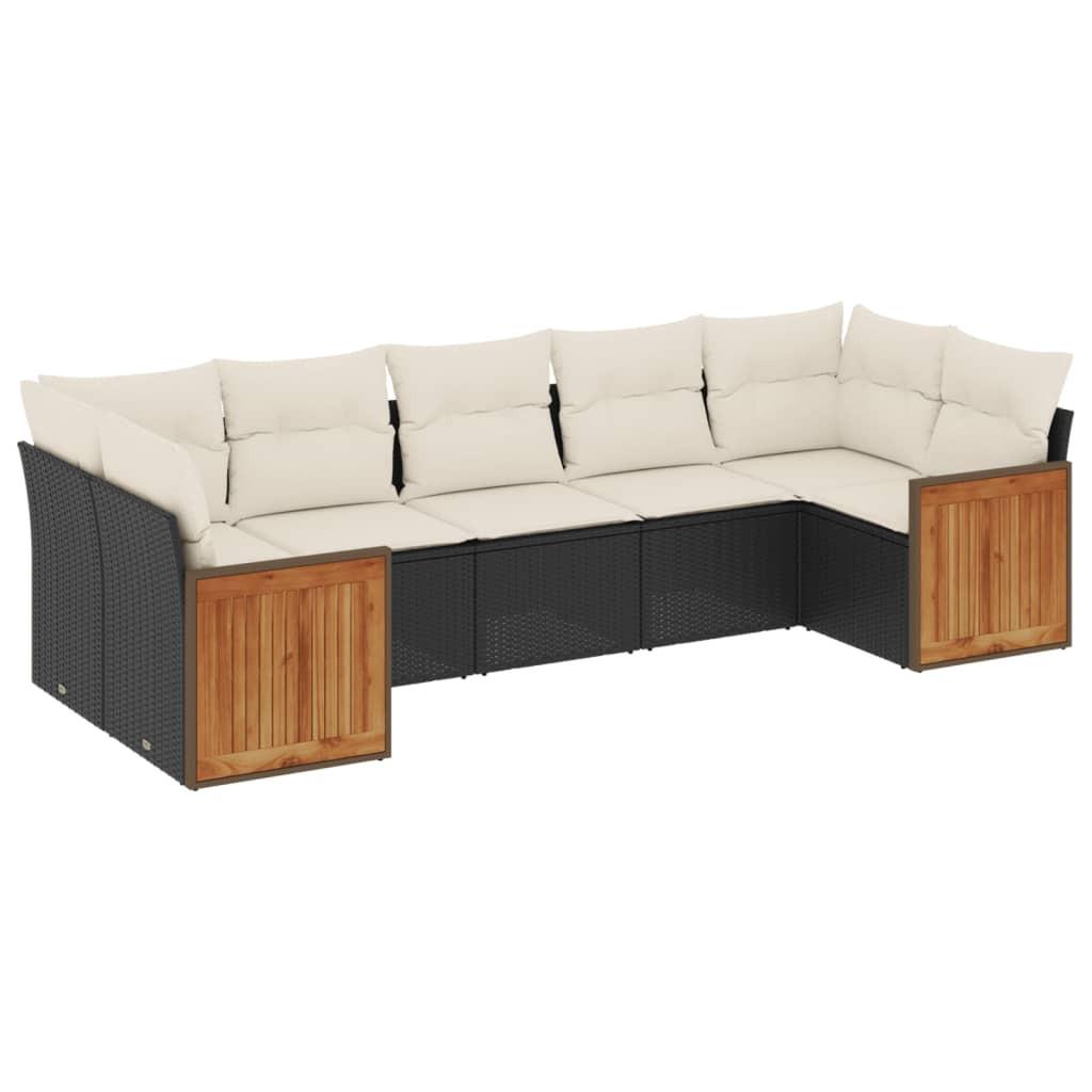 VidaXL Garten sofagarnitur poly-rattan