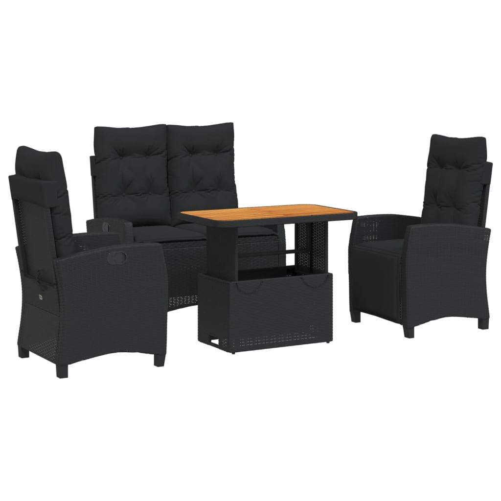 VidaXL Garten essgruppe poly-rattan