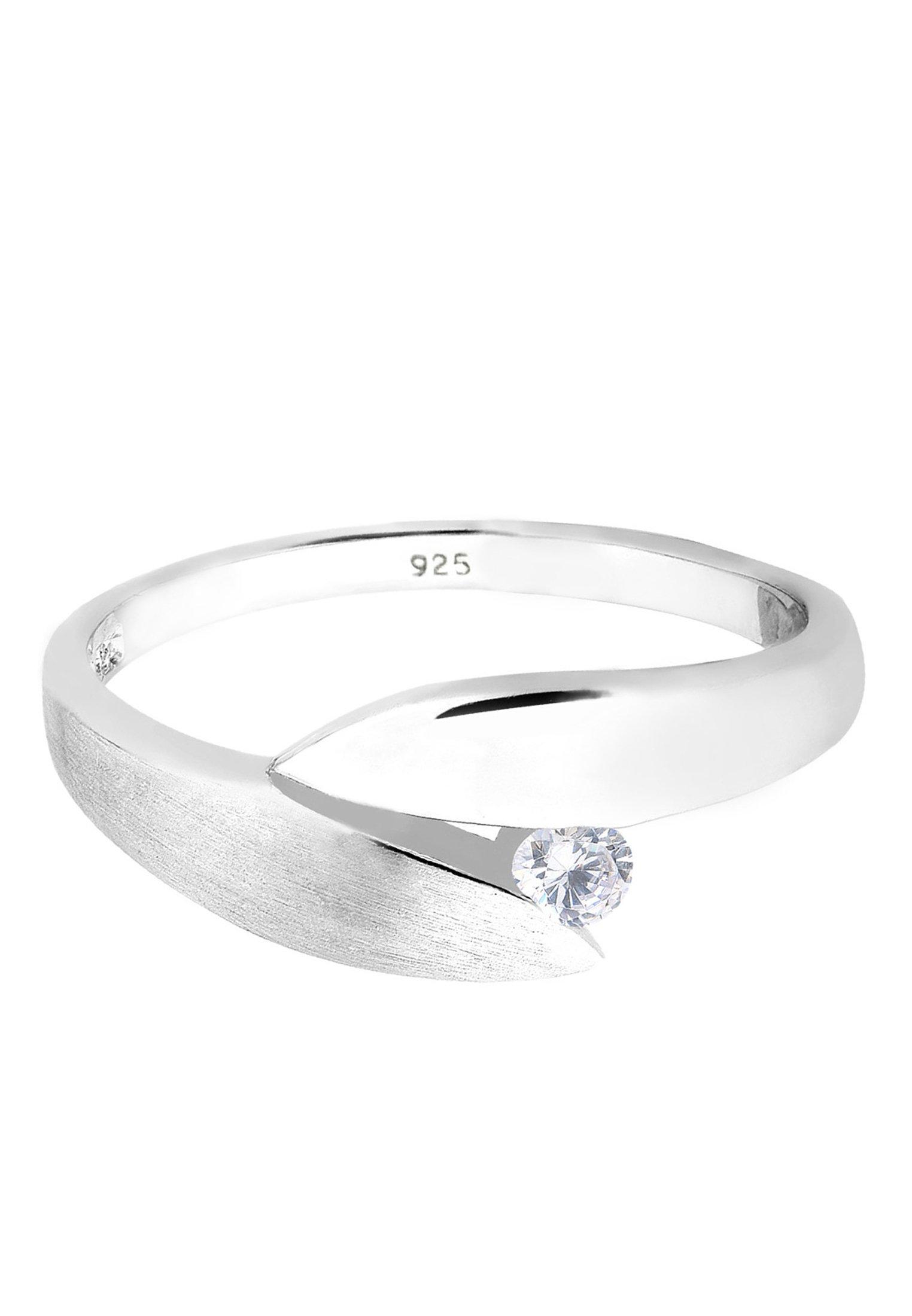 Elli Ring Solitär Wickelring Zirkonia