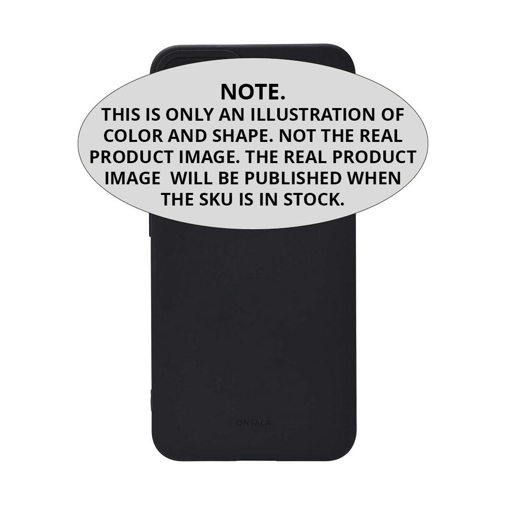 Onsala ONSALA Rückseite Silikon Touch Recycelt Samsung Galaxy S25 Edge Schwarz