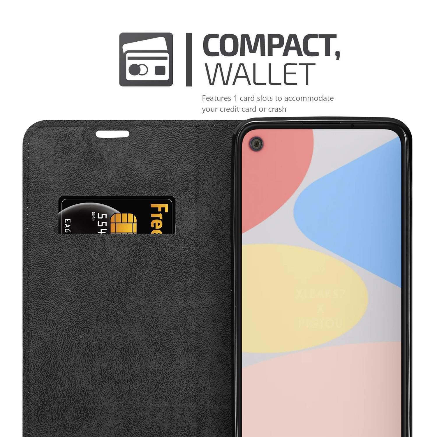 Cadorabo Hülle für Google PIXEL 4A Magnetverschluss, Kartenfach