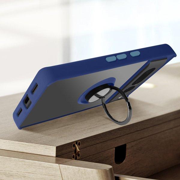 Avizar Ring-Hülle für Google Pixel 7 Pro Blau