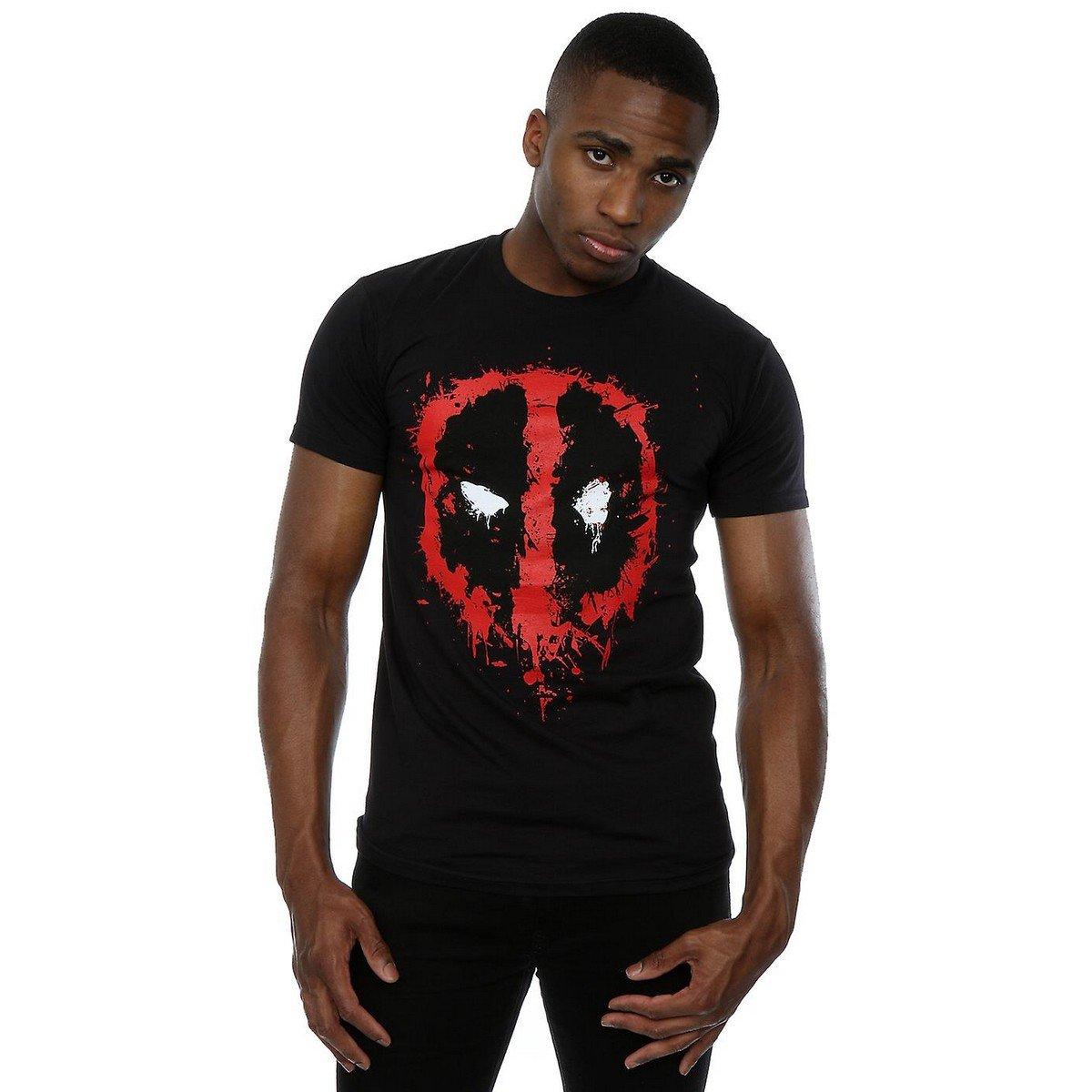 Deadpool Splatter Logo T-Shirt