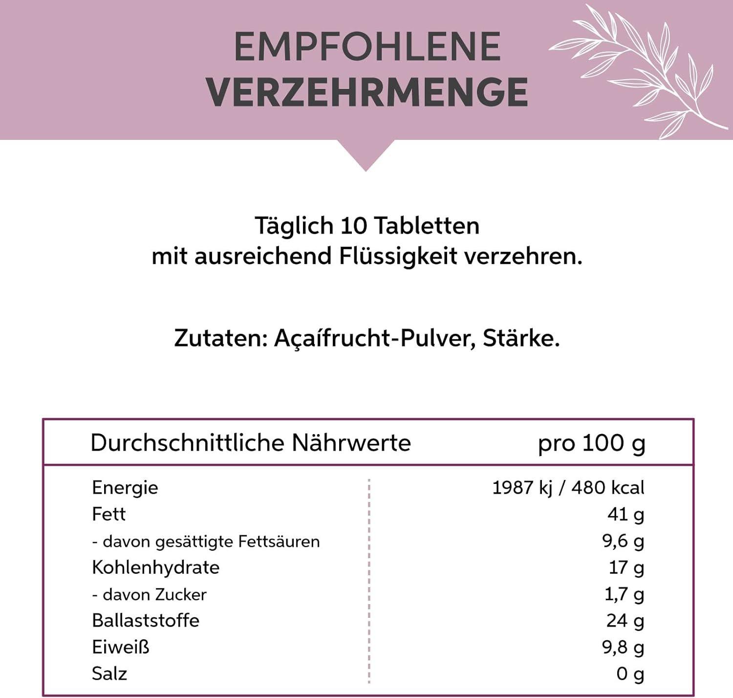 Eltabia Acai Tabletten