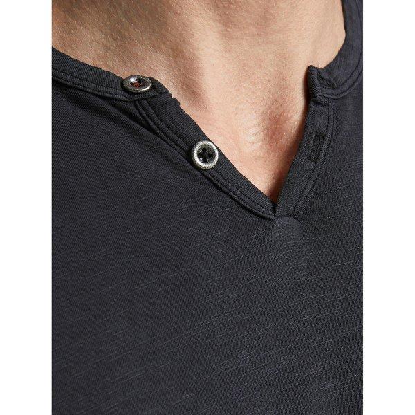 JACK & JONES JJESPLIT Neck Tee Kurzarm T-Shirt
