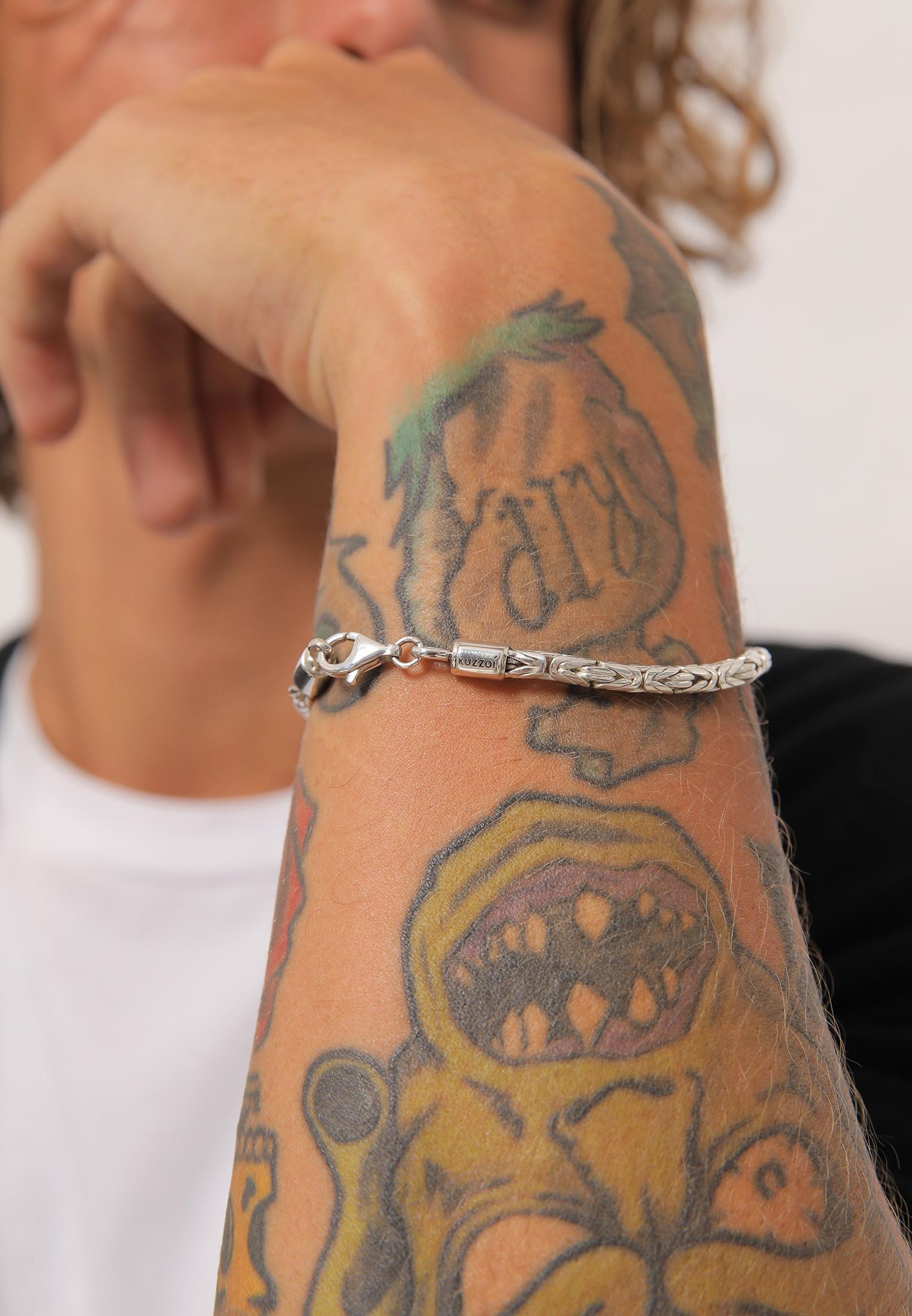 Kuzzoi Armband Basic Männer Königskette Robust Massiv