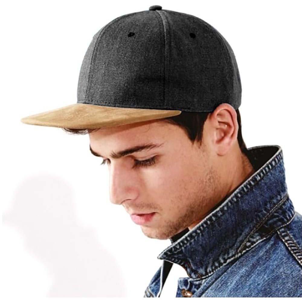 Beechfield Kunst Wildleder Schirm Snapback Kappe