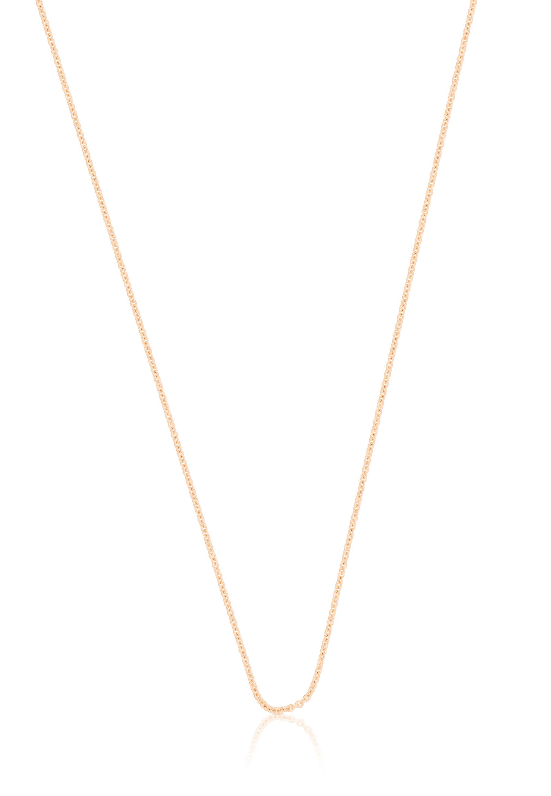 MUAU Schmuck Collier Rundanker Rotgold 750, 1.1mm, 45cm