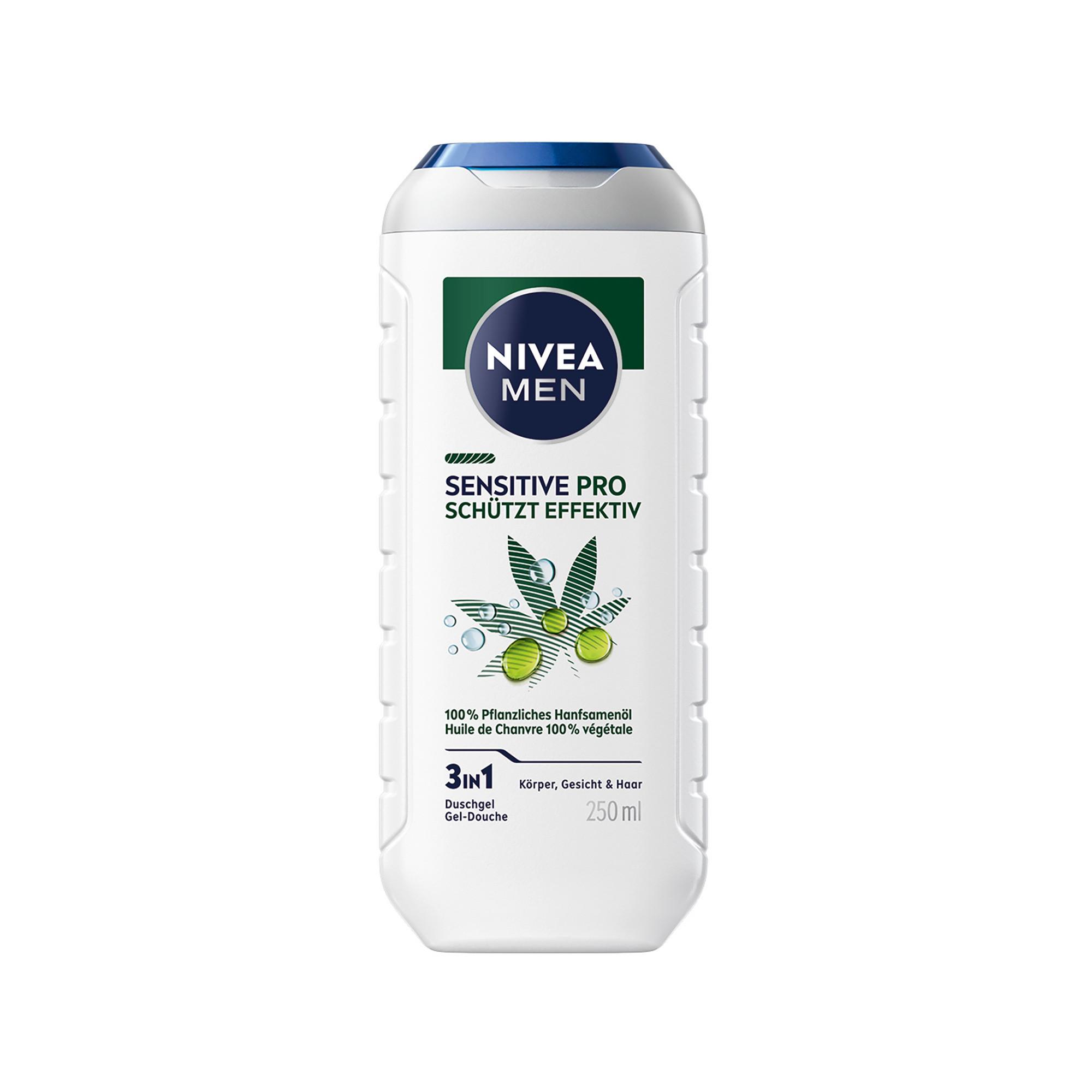 NIVEA Duschgel MEN Sensitive Pro Hemp Pflegedusche Sensitive Pro