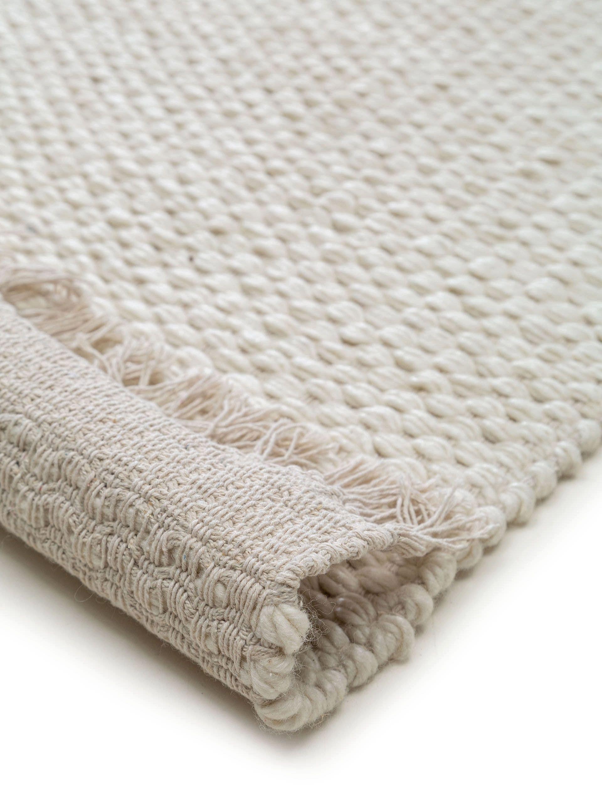 Benuta Wollteppich Lana Cream