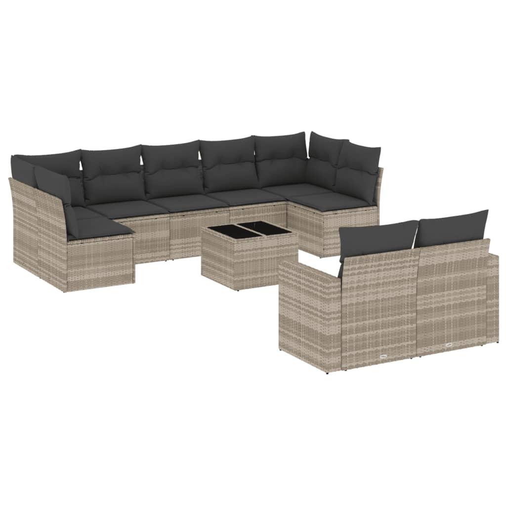 VidaXL Garten sofagarnitur poly-rattan