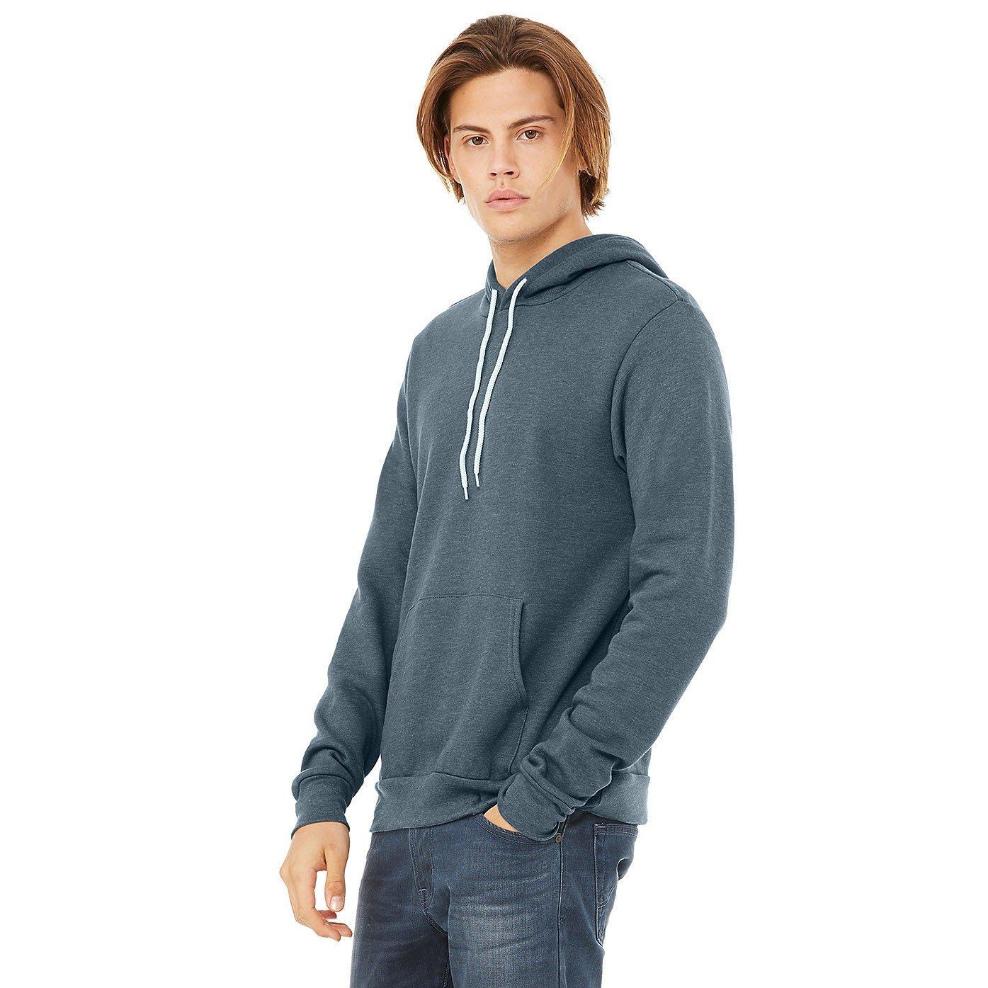 Bella + Canvas FleecePullover mit Kapuze
