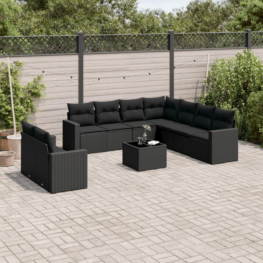 VidaXL Garten sofagarnitur poly-rattan