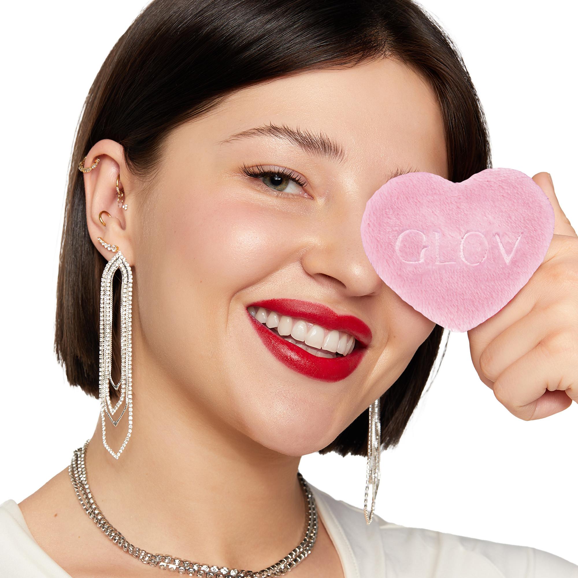 GLOV Glov Heart Shape Reusable Pads Wiederverwendbare Kosmetikpads in Herzform