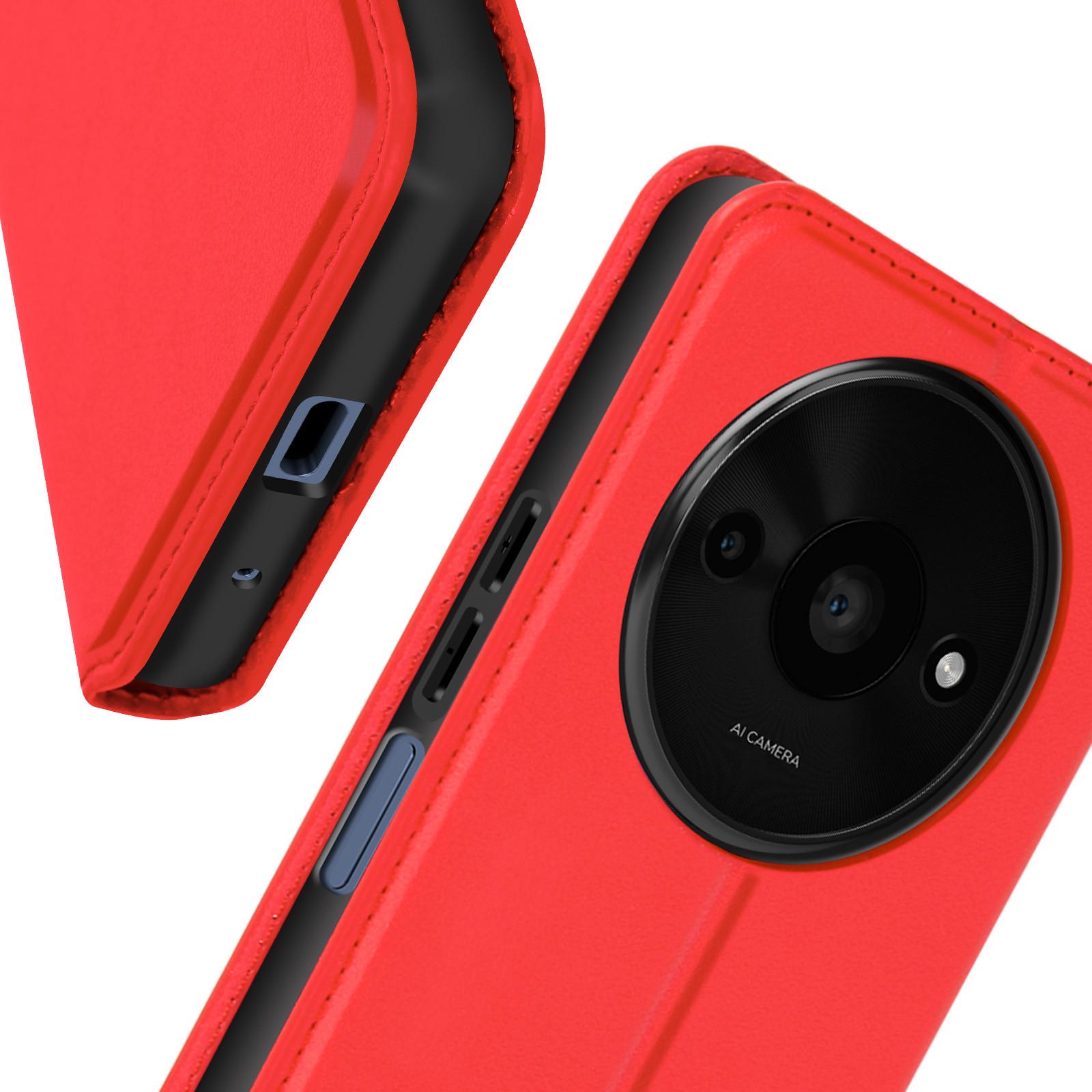 Avizar Classic Cover Xiaomi Redmi A3 Rot