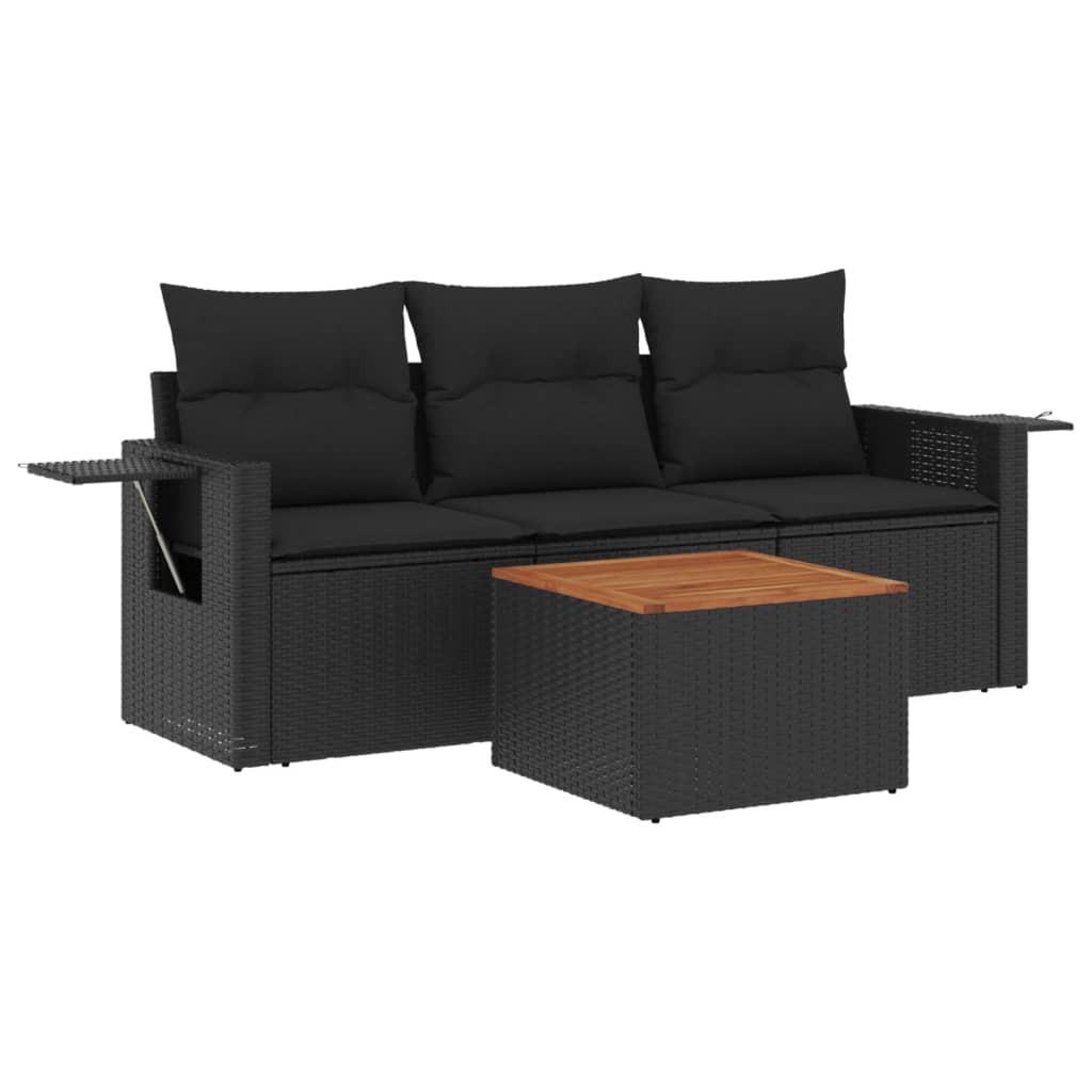 VidaXL Garten sofagarnitur poly-rattan