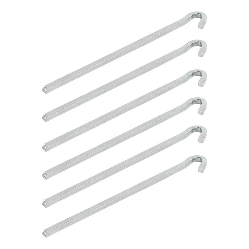 Pricenet Felshering 22cm Metallquadrat 6 Stück im Polybeutel