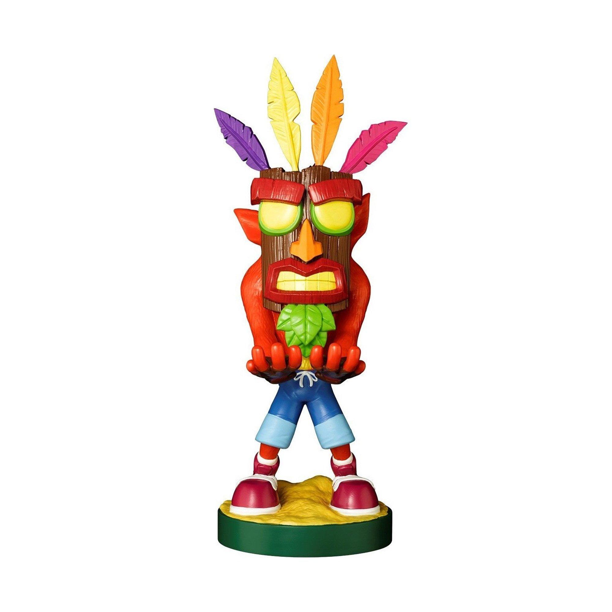 EXQUISITE GAMING Crash Bandicoot: Crash Aku Aku - Cable Guy, 20cm Figuren
