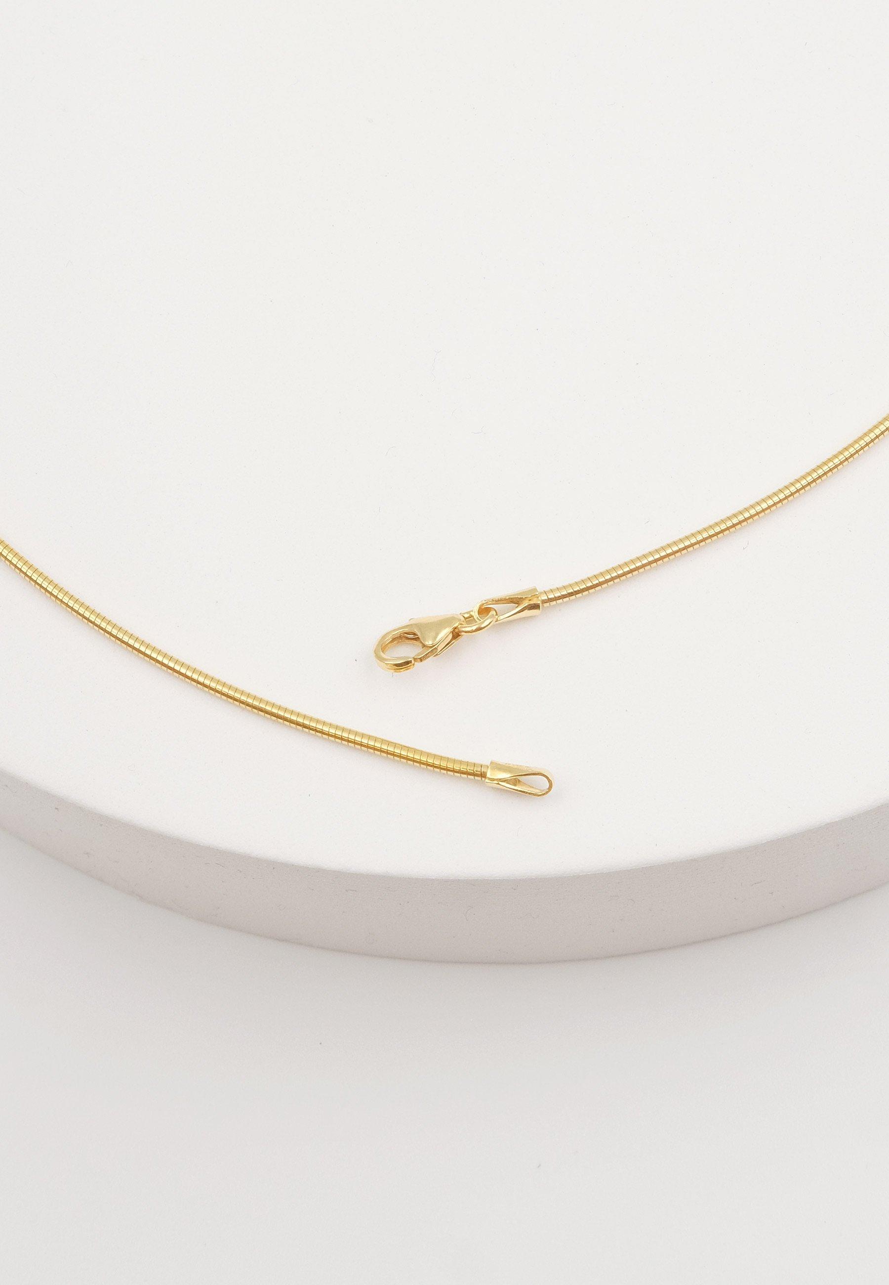 MUAU Schmuck Collier Tonda Gelbgold 750, 1.4mm, 45cm