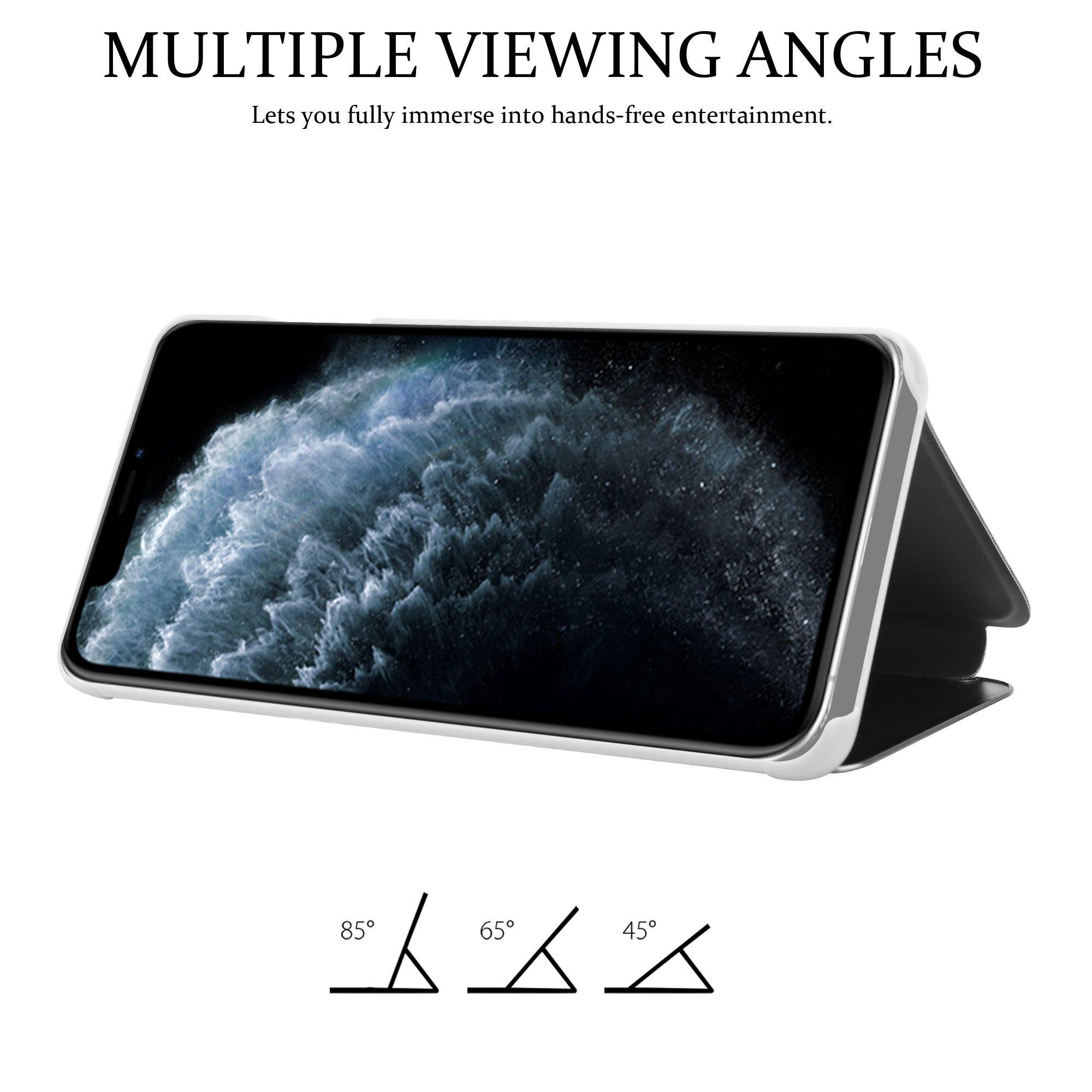 Cadorabo Hülle für Apple iPhone 11 PRO Spiegel Standfunktion 360 Grad Schutz