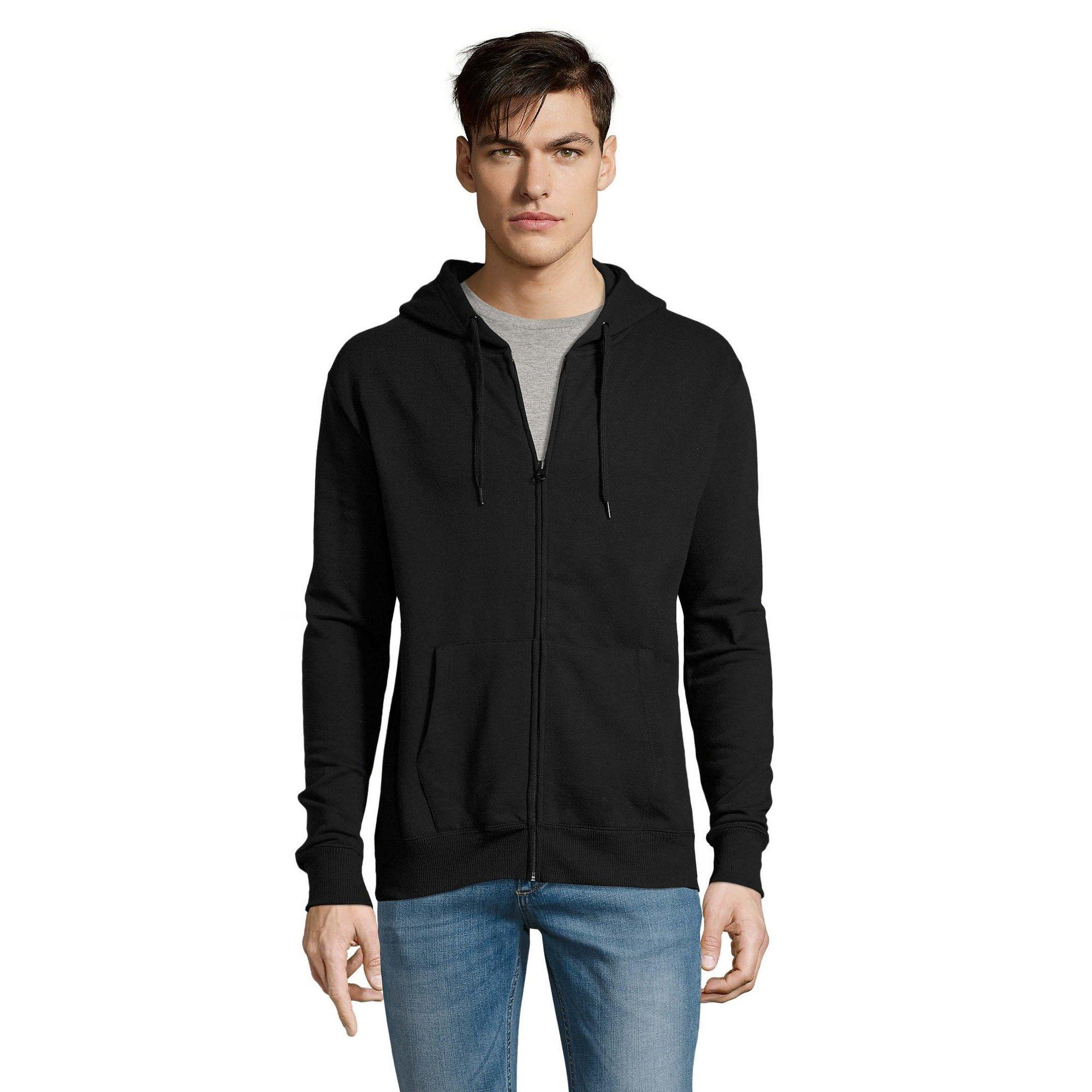 SOLS Seven Kapuzenjacke KapuzenSweatshirt mit Reißverschluss
