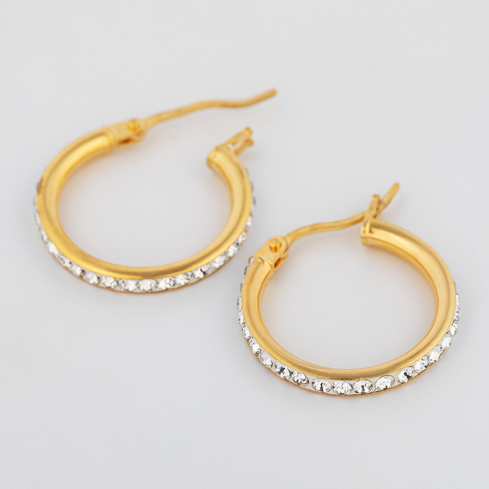 L' Atelier Gold 18 Karat by Manor Ohrringe