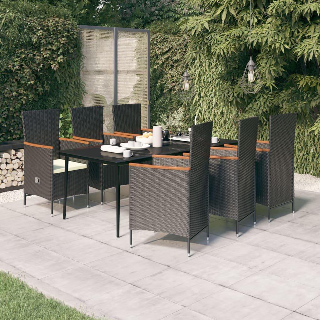 VidaXL Garten essgruppe poly-rattan