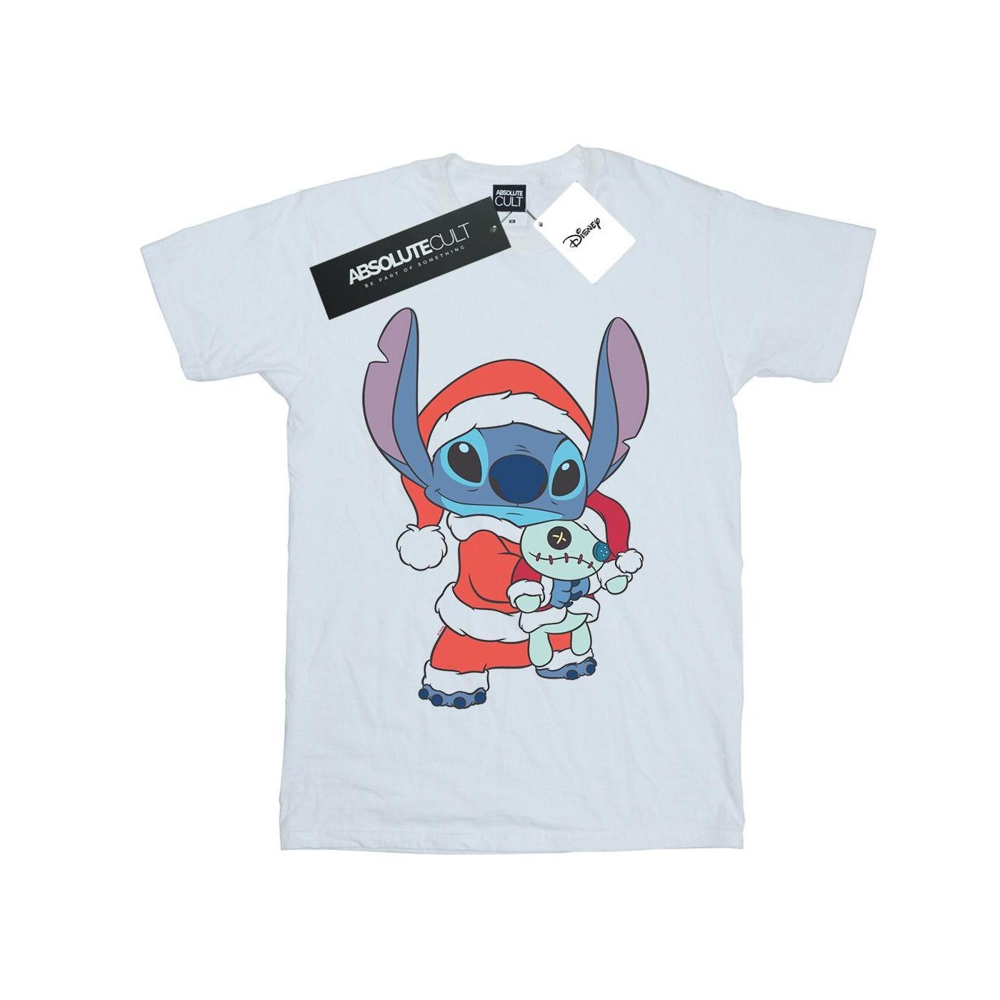 Disney Lilo and Stitch Christmas Santa Stitch T-Shirt