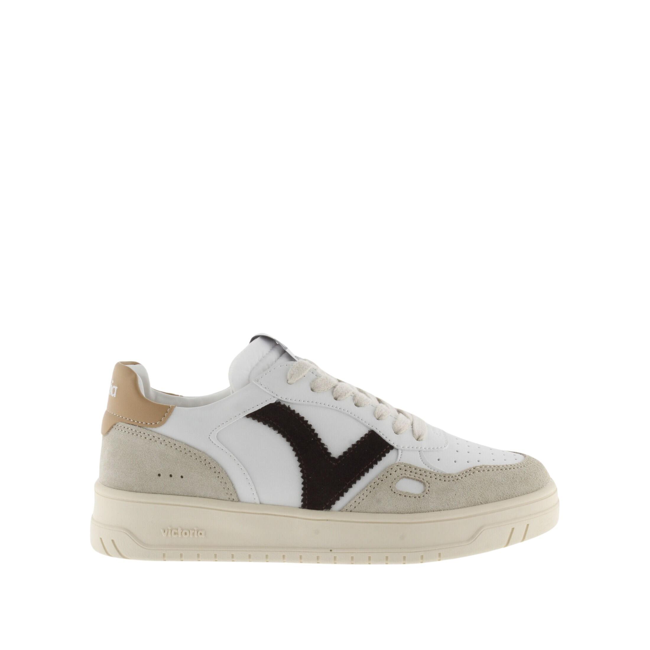 Victoria sneaker in leder- und wildledereffekt seoul