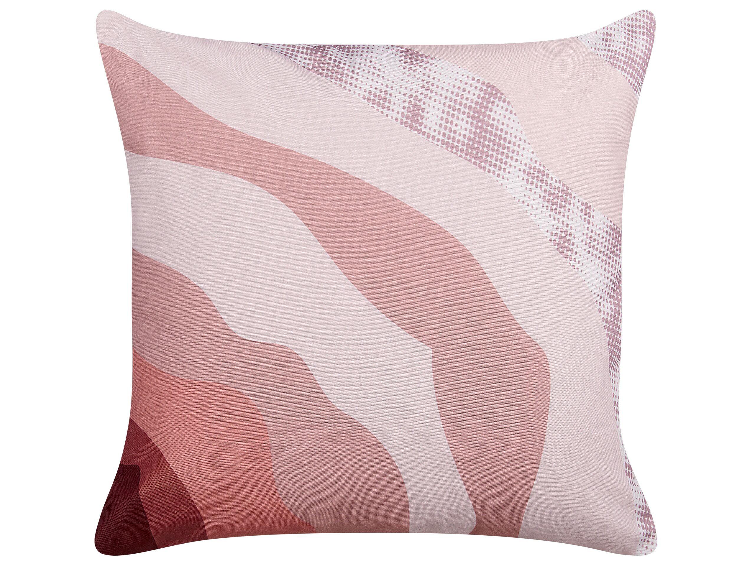 Beliani Gartenkissen 2er Set aus Polyester Minimalistisch CAMPEI