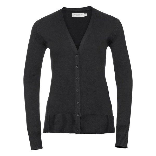 Russell Collection Strickjacke mit VAusschnitt