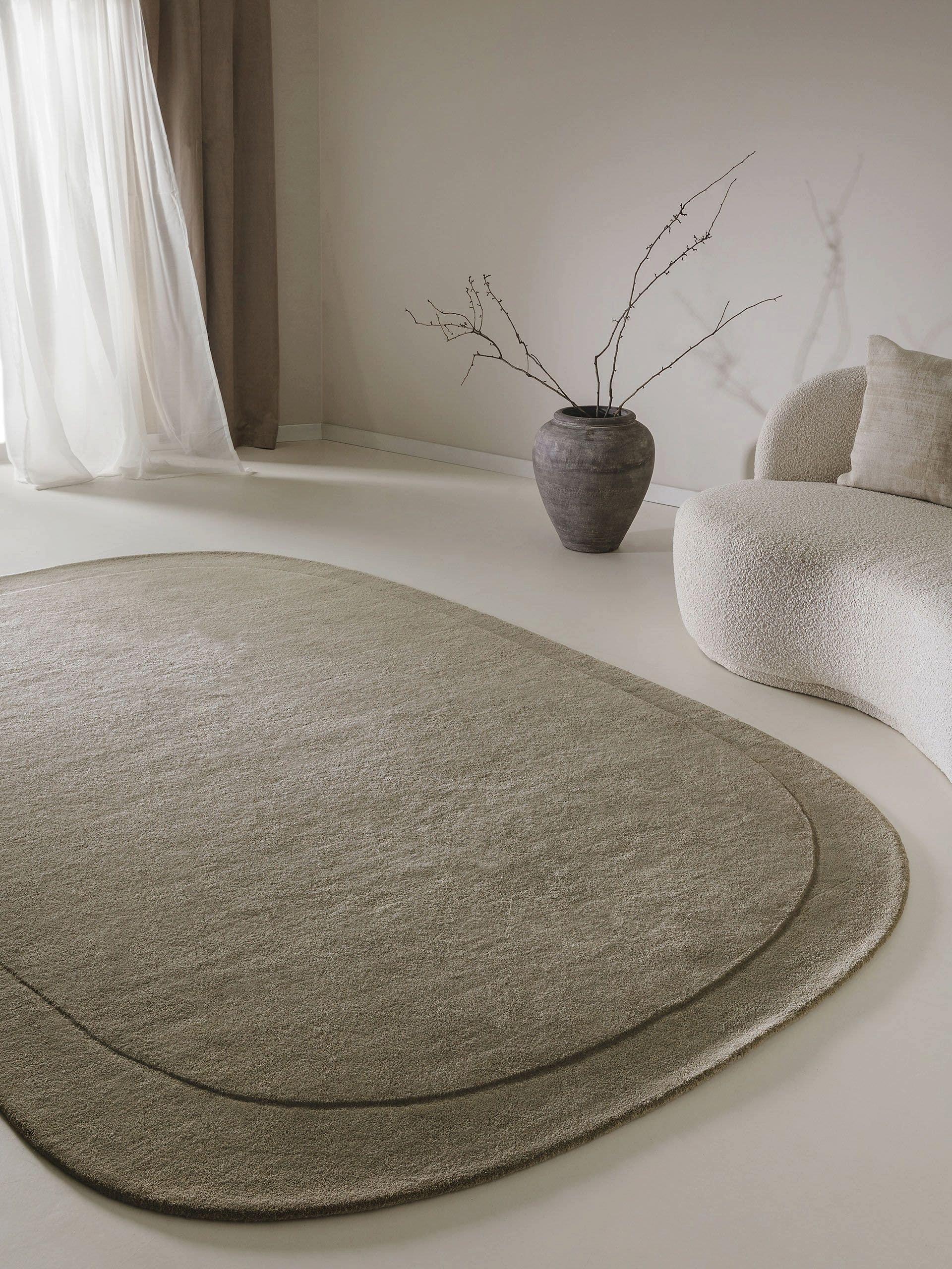 Benuta Wollteppich Shape Hell