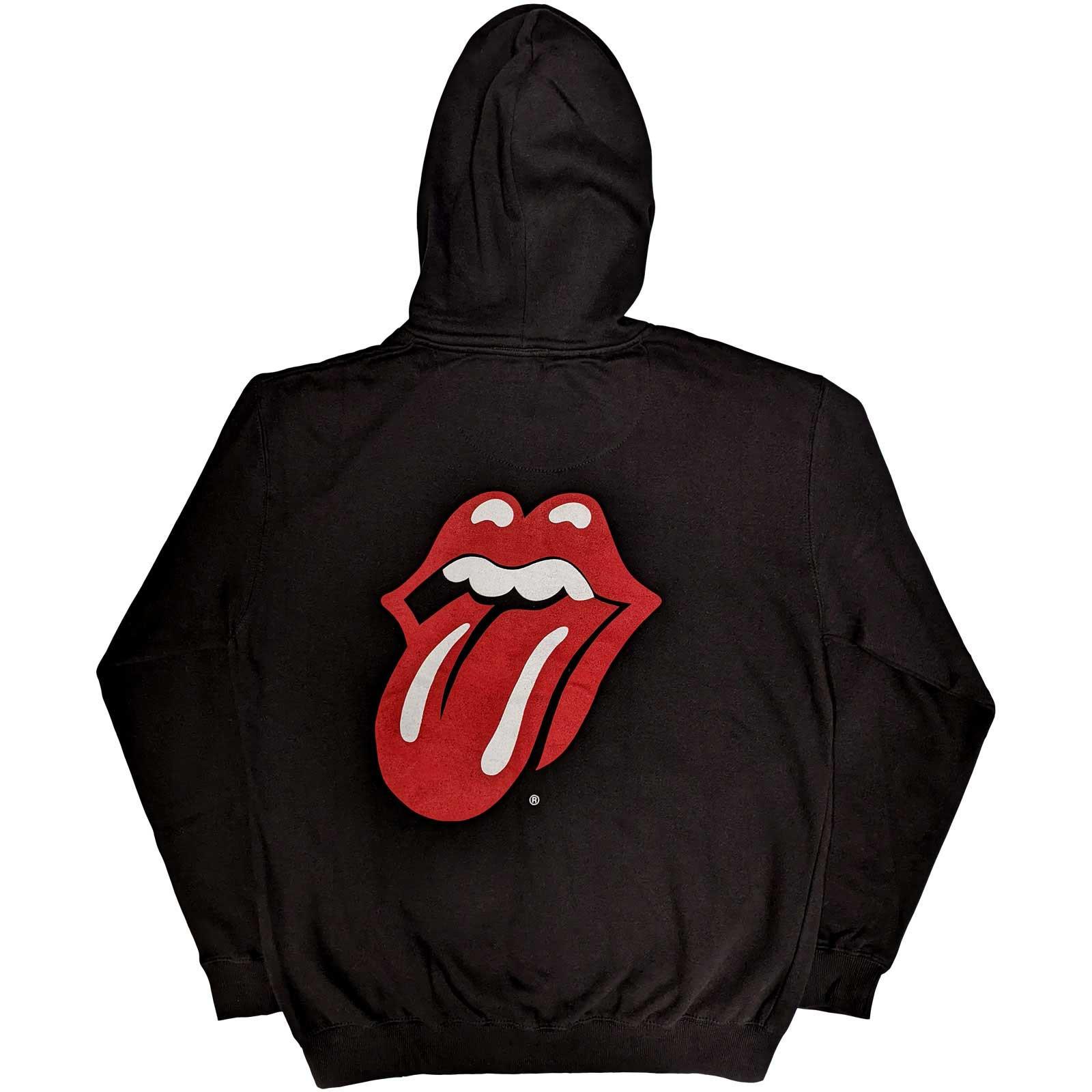 The Rolling Stones Hoodie mit durchgehendem Reißverschluss
