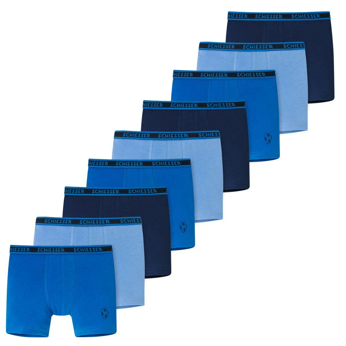 Schiesser 9er Pack Kids Boys 95/5 Organic Cotton - Shorts / Pants